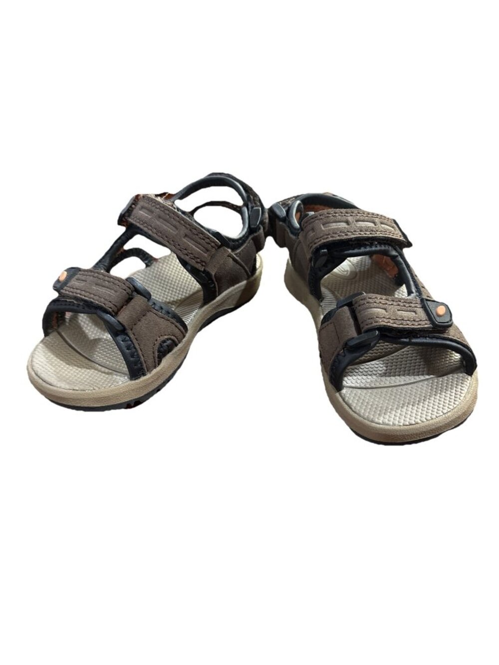 London Underground Boys Toddlers Size 6M Brown Sandals